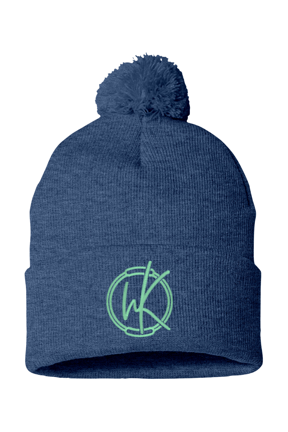 Hard Kore Pilates Pom-Pom 12" Knit Beanie