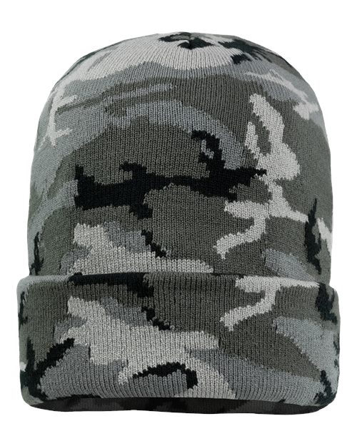 12'' Solid Cuffed Beanie