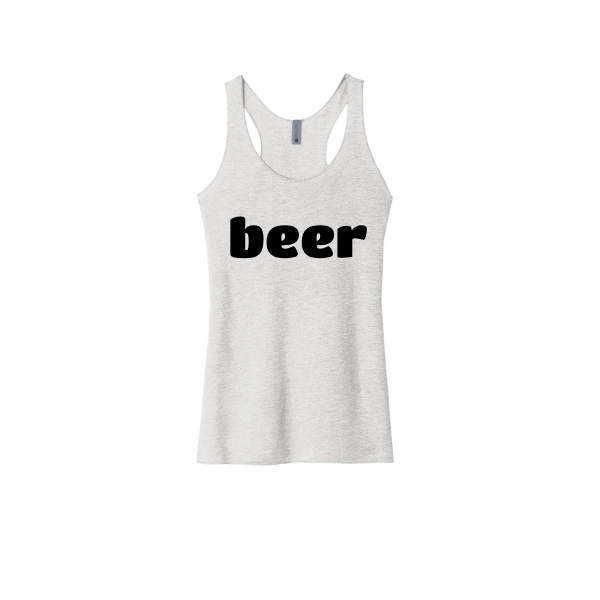 Next Level Apparel Women's Tri-Blend Racerback Tank. NL6733