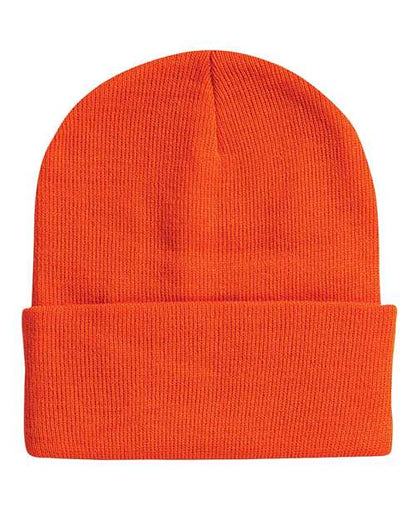 12'' Solid Cuffed Beanie