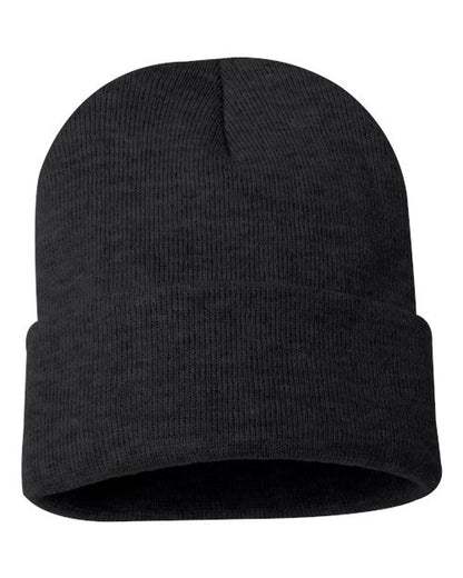 12'' Solid Cuffed Beanie