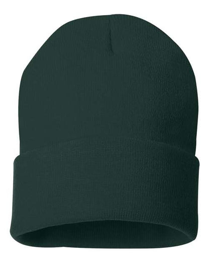 12'' Solid Cuffed Beanie