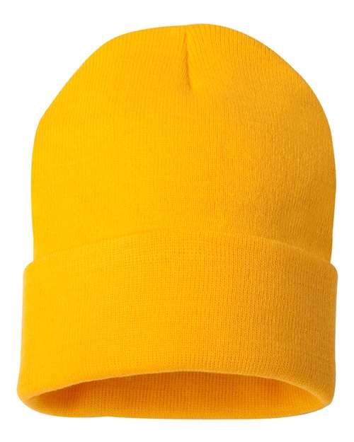 12'' Solid Cuffed Beanie