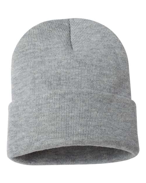 12'' Solid Cuffed Beanie