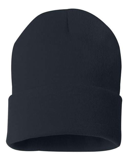 12'' Solid Cuffed Beanie