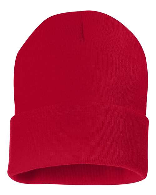 12'' Solid Cuffed Beanie