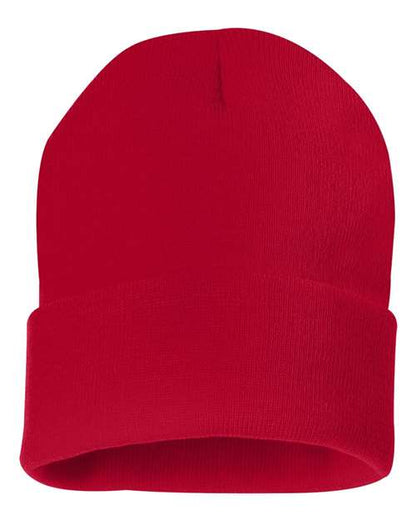 12'' Solid Cuffed Beanie