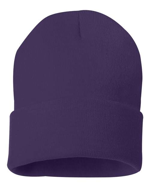 12'' Solid Cuffed Beanie