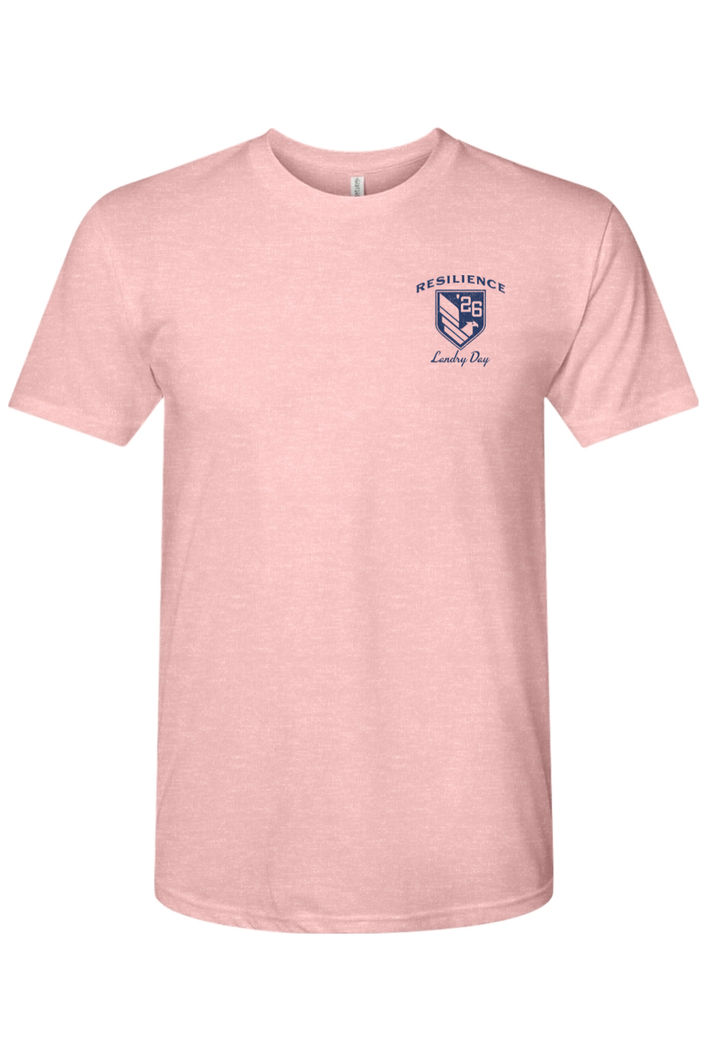 Resilience Landry Day '26 Blue/White Tri-Blend T-Shirt - Men's