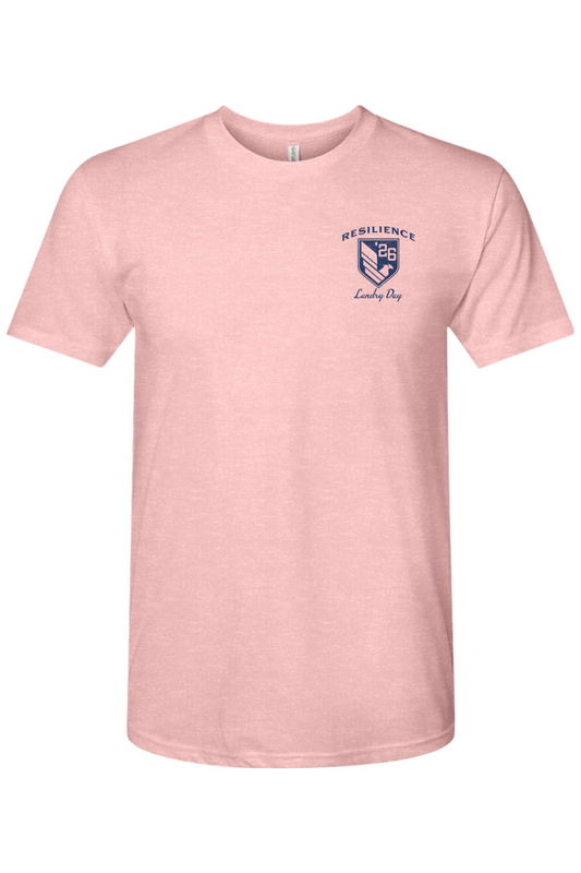 Resilience Landry Day '26 Blue/White Tri-Blend T-Shirt - Men's
