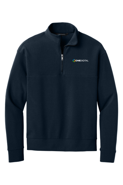 Embroidered One Digital - Mercer+Mettle Linear Texture 1/4-Zip