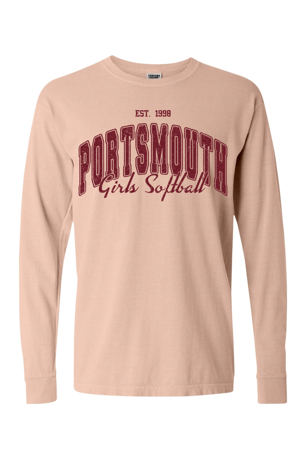 Portsmouth Softball '98 Comfort Colors Long SLeeve T-Shirt - Men's