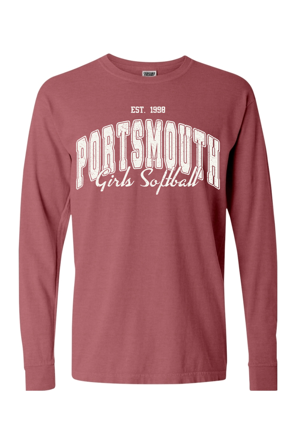 Portsmouth Softball '98 Comfort Colors Long SLeeve T-Shirt - Men's