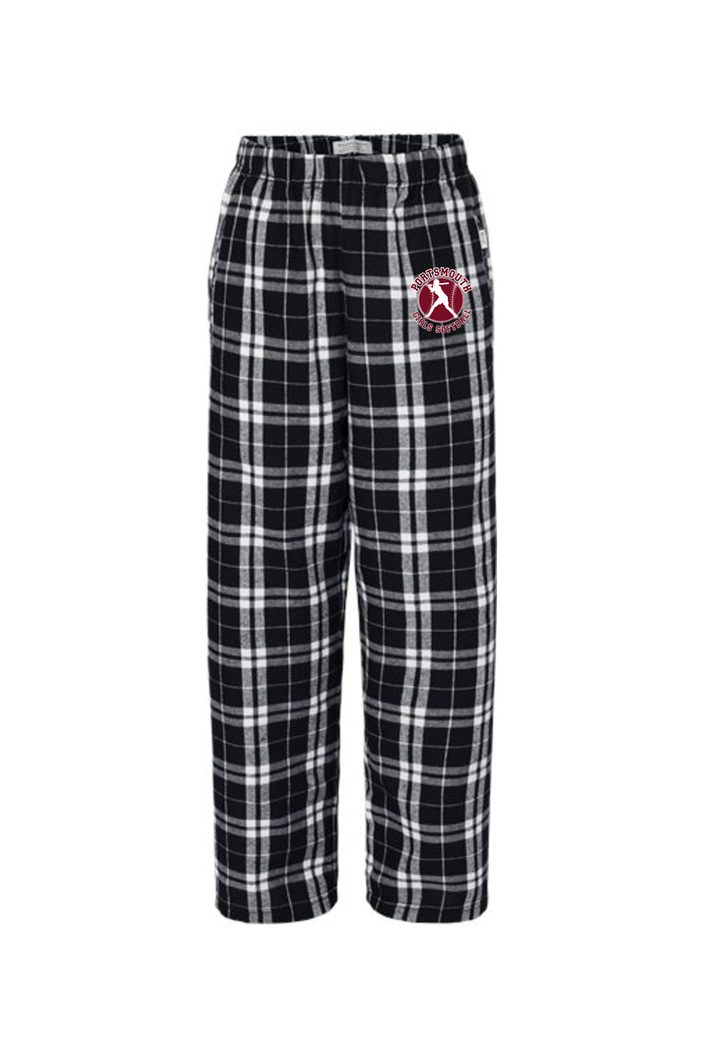 Portsmouth Girls Softball Flannel Pants - Youth
