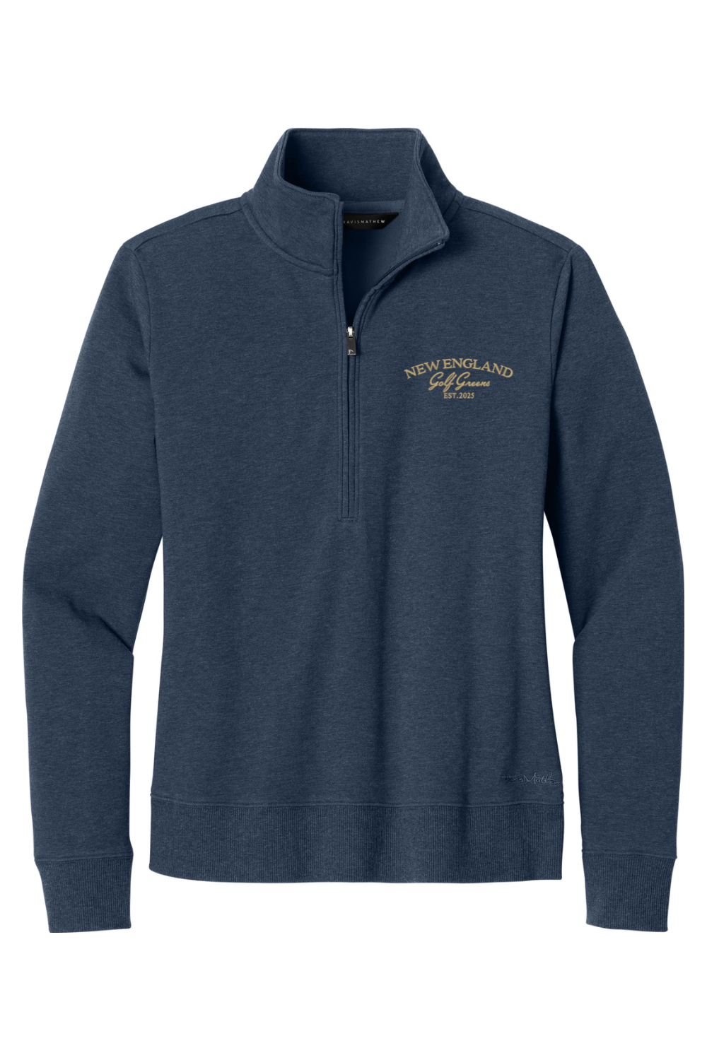 New England Golf Greens Embroidered TravisMathew Ocean Villa 1/4-Zip - Women's