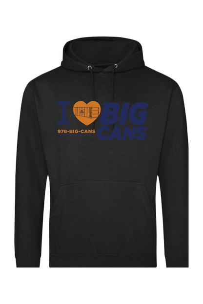 I Heart Big Cans - Midweight Hoodie - Unisex