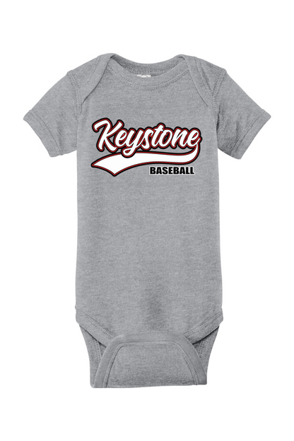 Keystone Baseball Baby Onesie