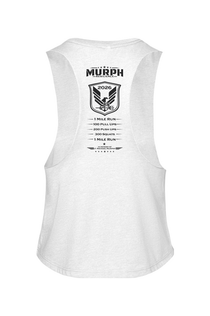 Resilience Murph 2026 Racerback Cropped Tank - Women's
