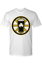 Beer, Hockey, Black & Gold 100% Cotton T-Shirt - Unisex