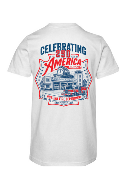 WFD Celebrating USA's 250th Cotton T-Shirt - Youth