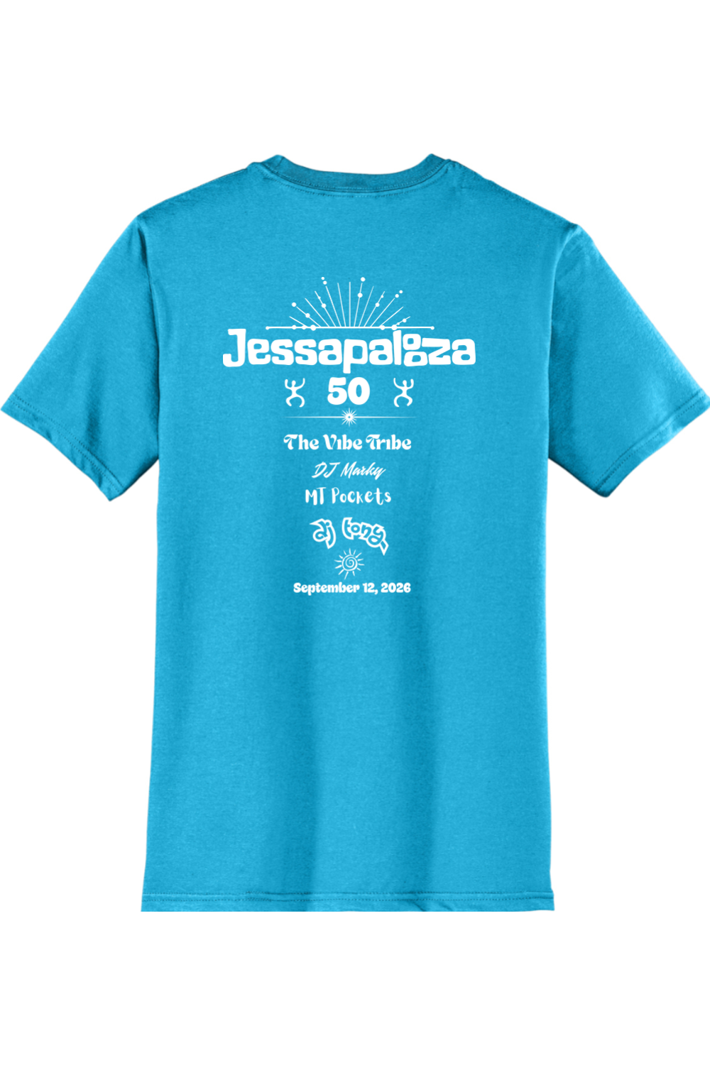 Jessapalooza Cotton T-Shirt - Adult Mens/Unisex