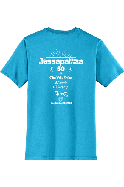 Jessapalooza Cotton T-Shirt - Adult Mens/Unisex
