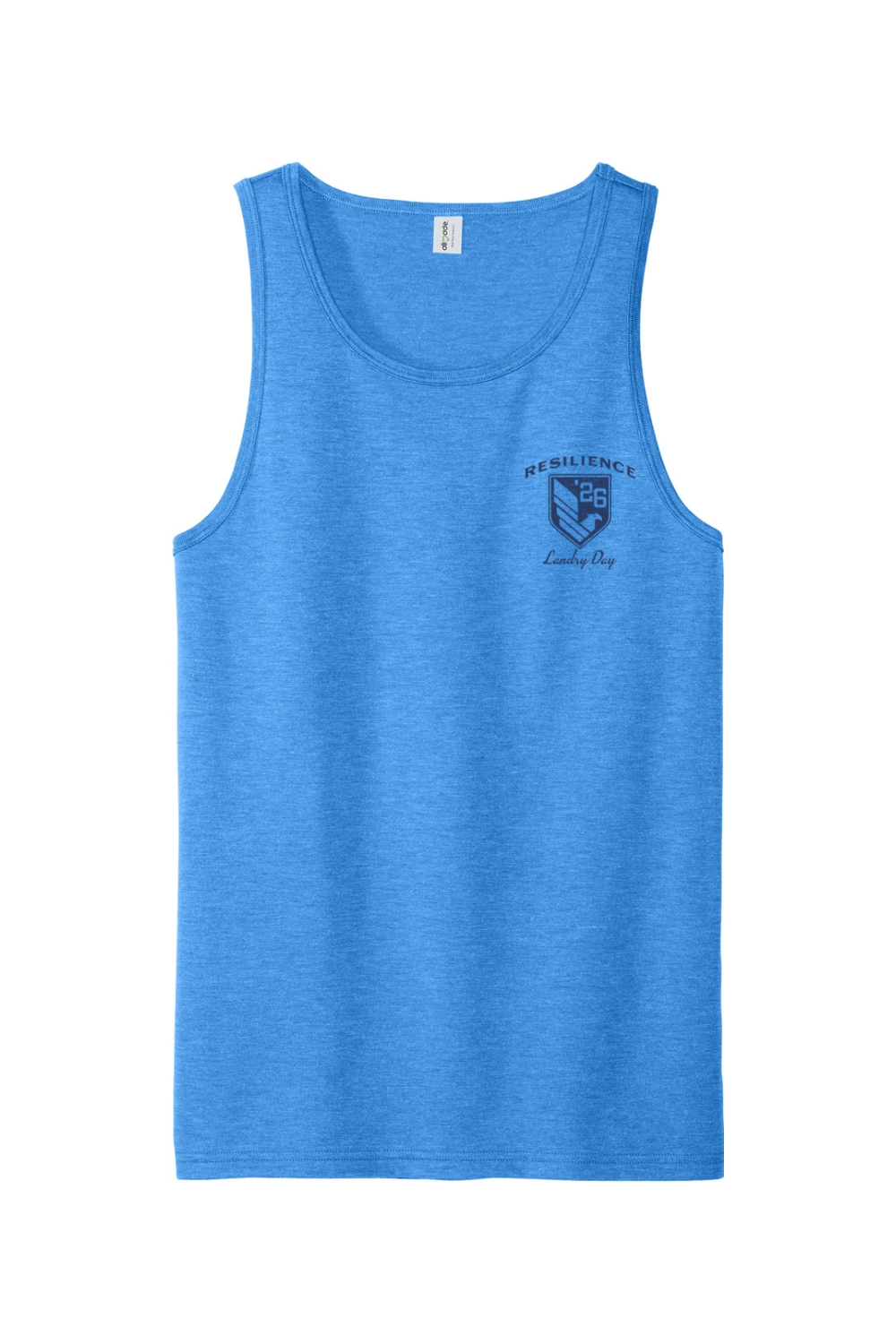 Resilience Landry Day '26 Blue Tri-Blend Tank - Men's