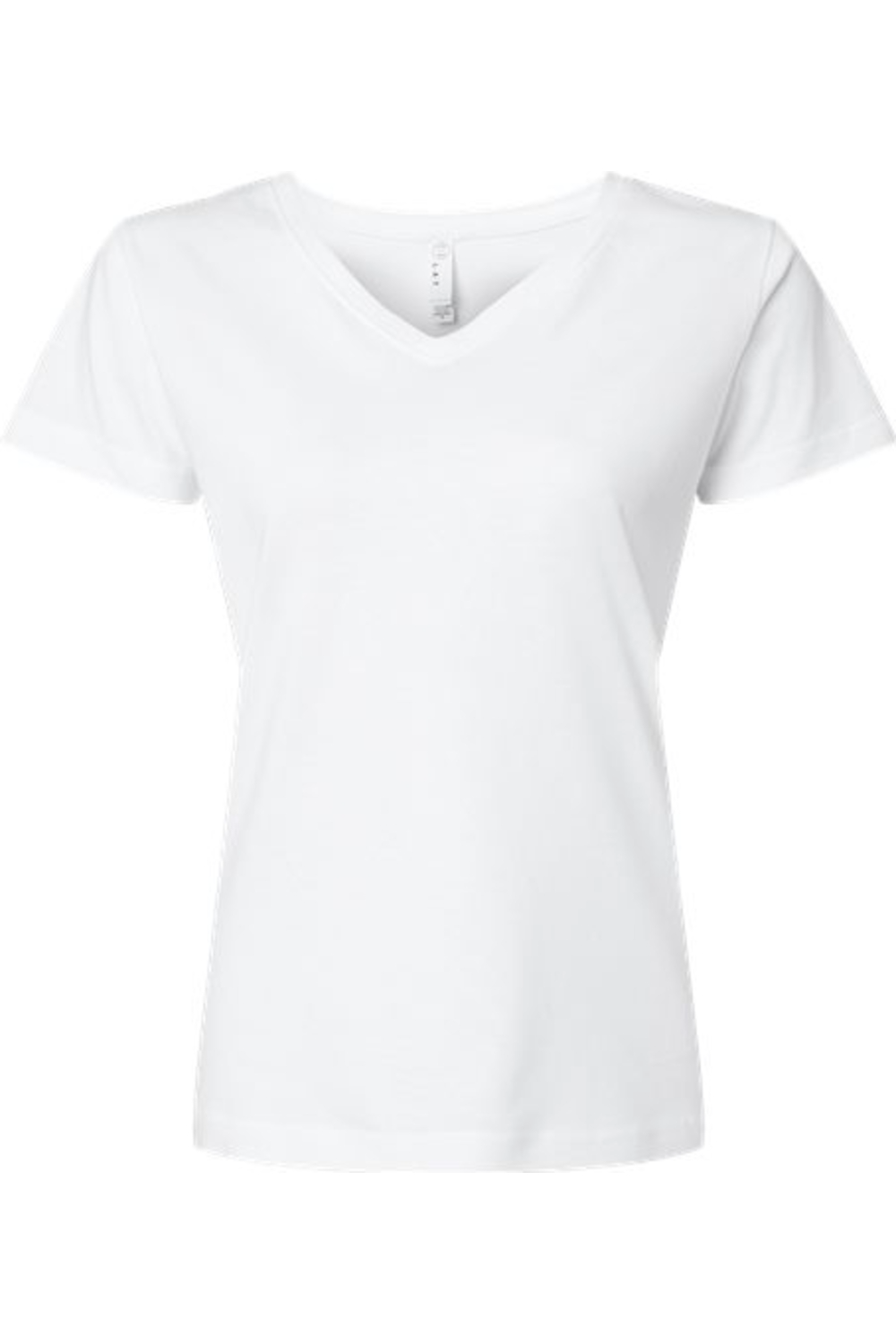 LAT Women's Fine Jersey V-Neck Tee - 3507
