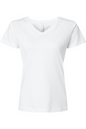 LAT Women's Fine Jersey V-Neck Tee - 3507