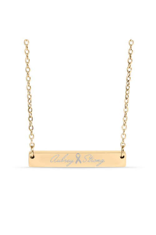Aubrey Strong Horizontal Bar Necklace