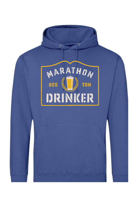 Boston Marathon Drinker Hoodie