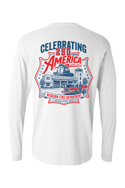 WFD Celebrating USA's 250th Comfort Colors Long Sleeve T-Shirt - Men's