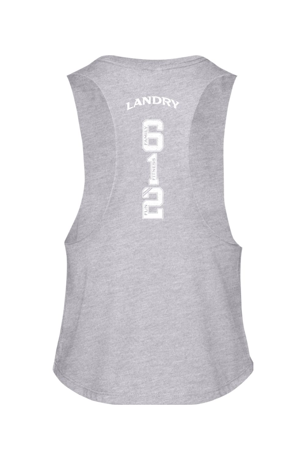 Resilience Landry Day '26 Blue/White Racerback Cropped Tank - Women's