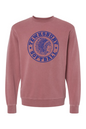 Tewksbury Softball Blue Logo Pigment-Dyed Crewneck Sweatshirt - Men's