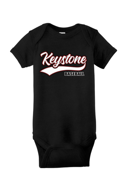 Keystone Baseball Baby Onesie
