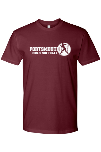 Portsmouth Girls Softball Cotton T-Shirt - Men's