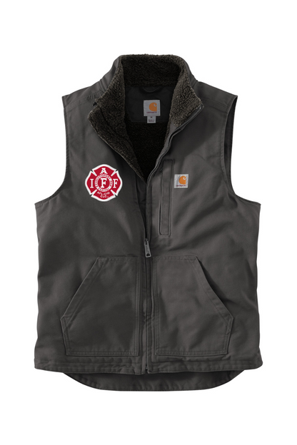 Exeter IAFF Carhartt Sherpa-Lined Mock Neck Vest - Men's