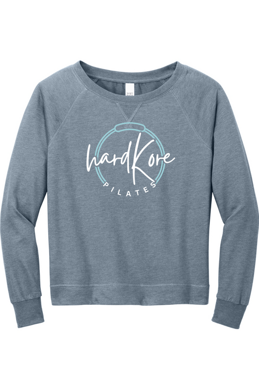 Hard Kore Pilates Featherweight French Terry Long Sleeve Crewneck - Women's