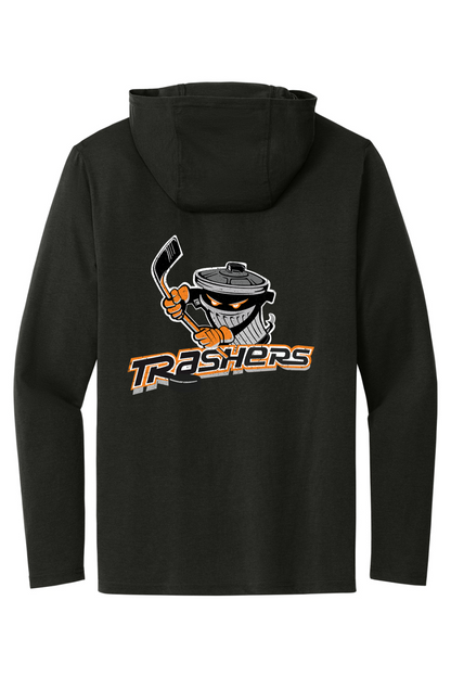Woburn Trashers Hockey Tri-blend Long Sleeve Hooded Shirt - Men's / Unisex