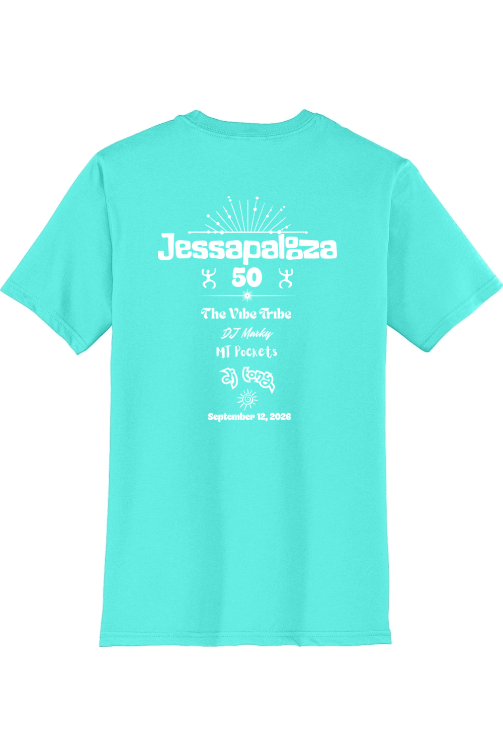 Jessapalooza Cotton T-Shirt - Adult Mens/Unisex