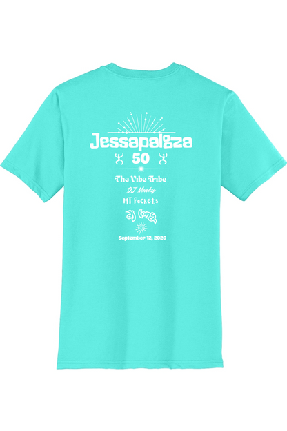 Jessapalooza Cotton T-Shirt - Adult Mens/Unisex