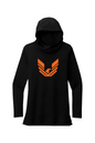 Tri-Blend Wicking Long Sleeve Ember Hoodie - Womens