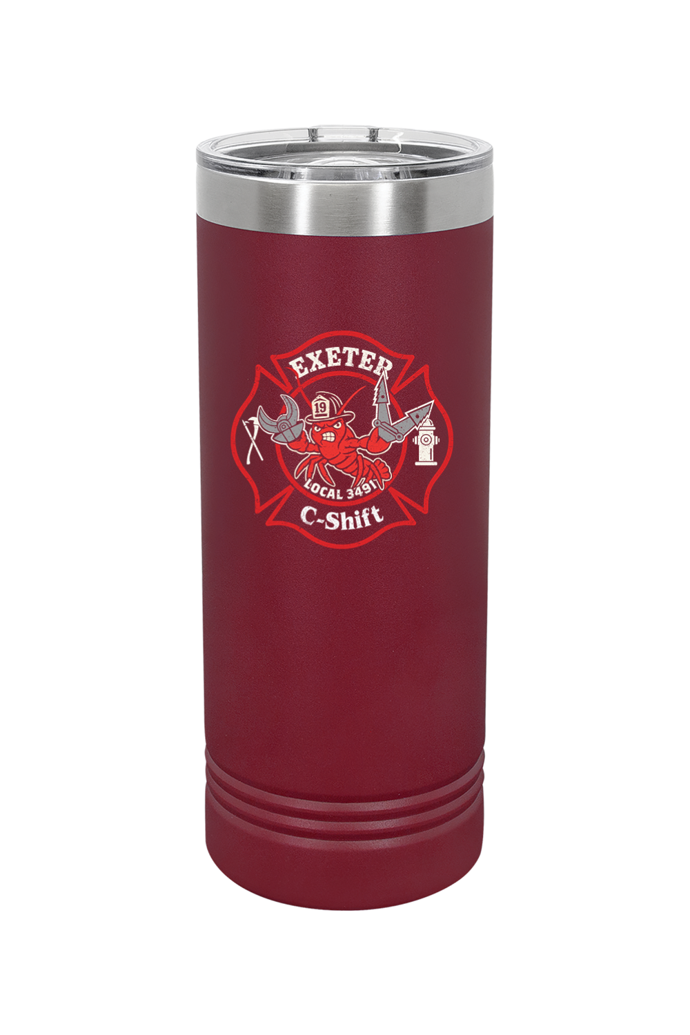 Exeter Fire C-Shift 22 oz. Skinny Tumbler with Slider Lid