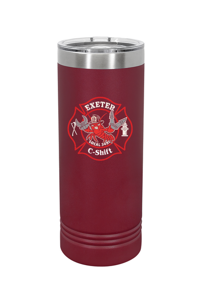 Exeter Fire C-Shift 22 oz. Skinny Tumbler with Slider Lid