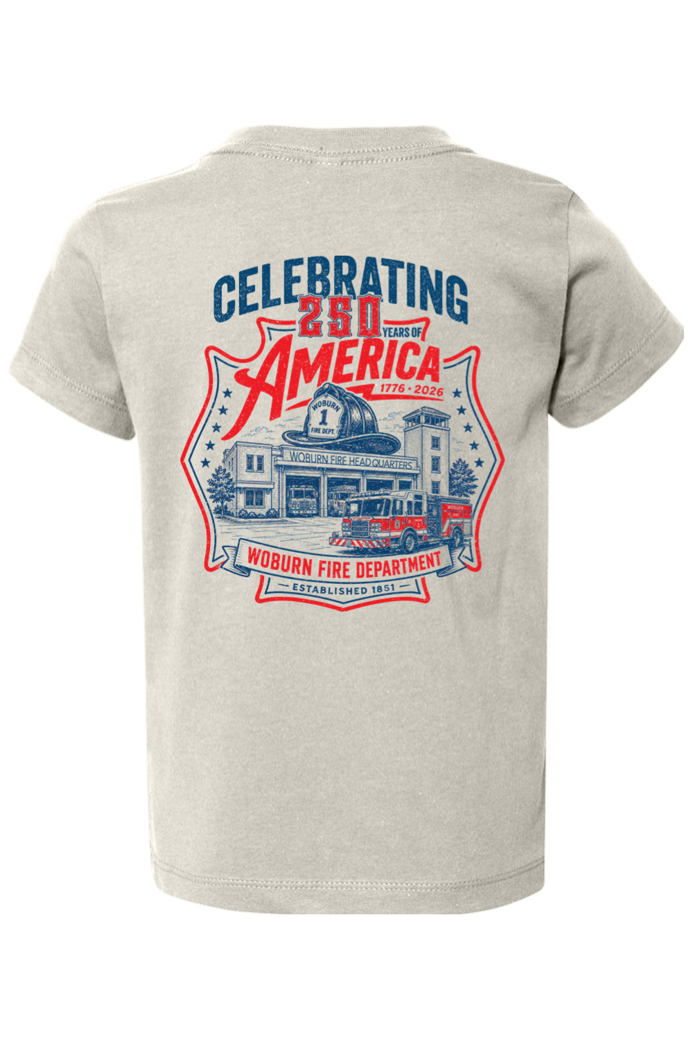 WFD Celebrating USA's 250th Comfort Colors T-Shirt - Toddler