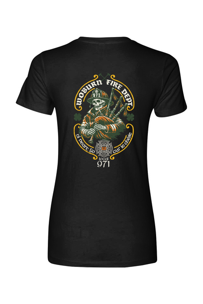 Woburn Fire St. Patrick's Day Cotton T-Shirt - Women's