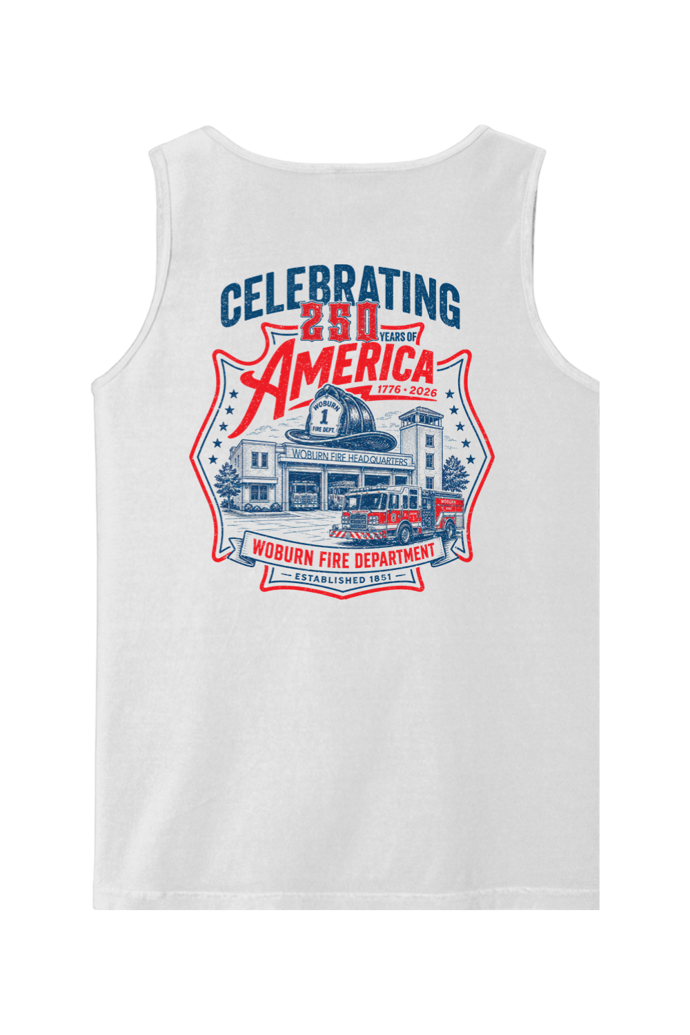 WFD Celebrating USA's 250th Comfort Colors Tank - Men's