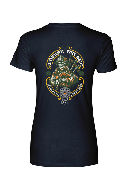 Woburn Fire St. Patrick's Day Cotton T-Shirt - Women's