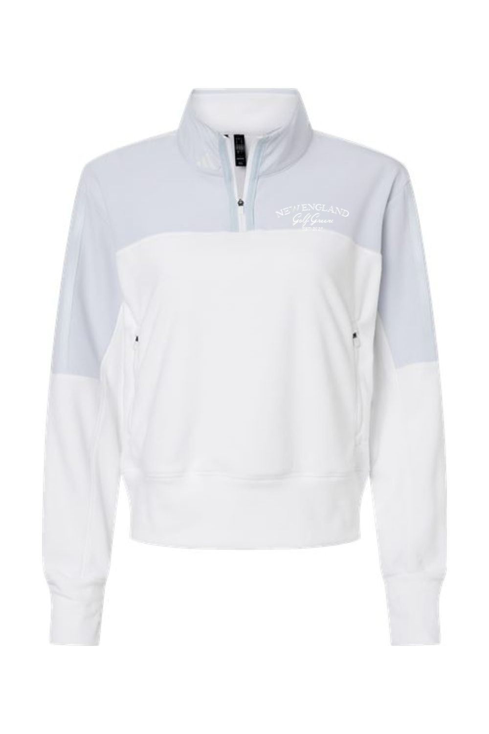 New England Golf Greens - Adidas Women's Fleece Quarter-Zip Pullover