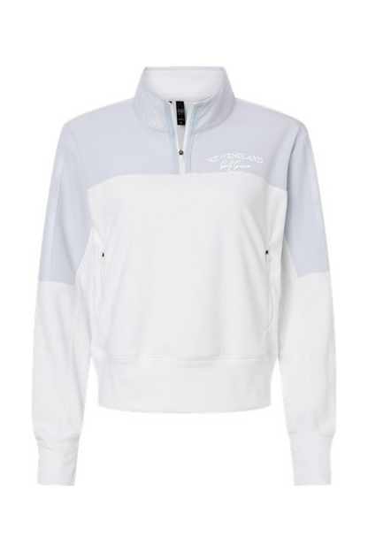 New England Golf Greens - Adidas Women's Fleece Quarter-Zip Pullover